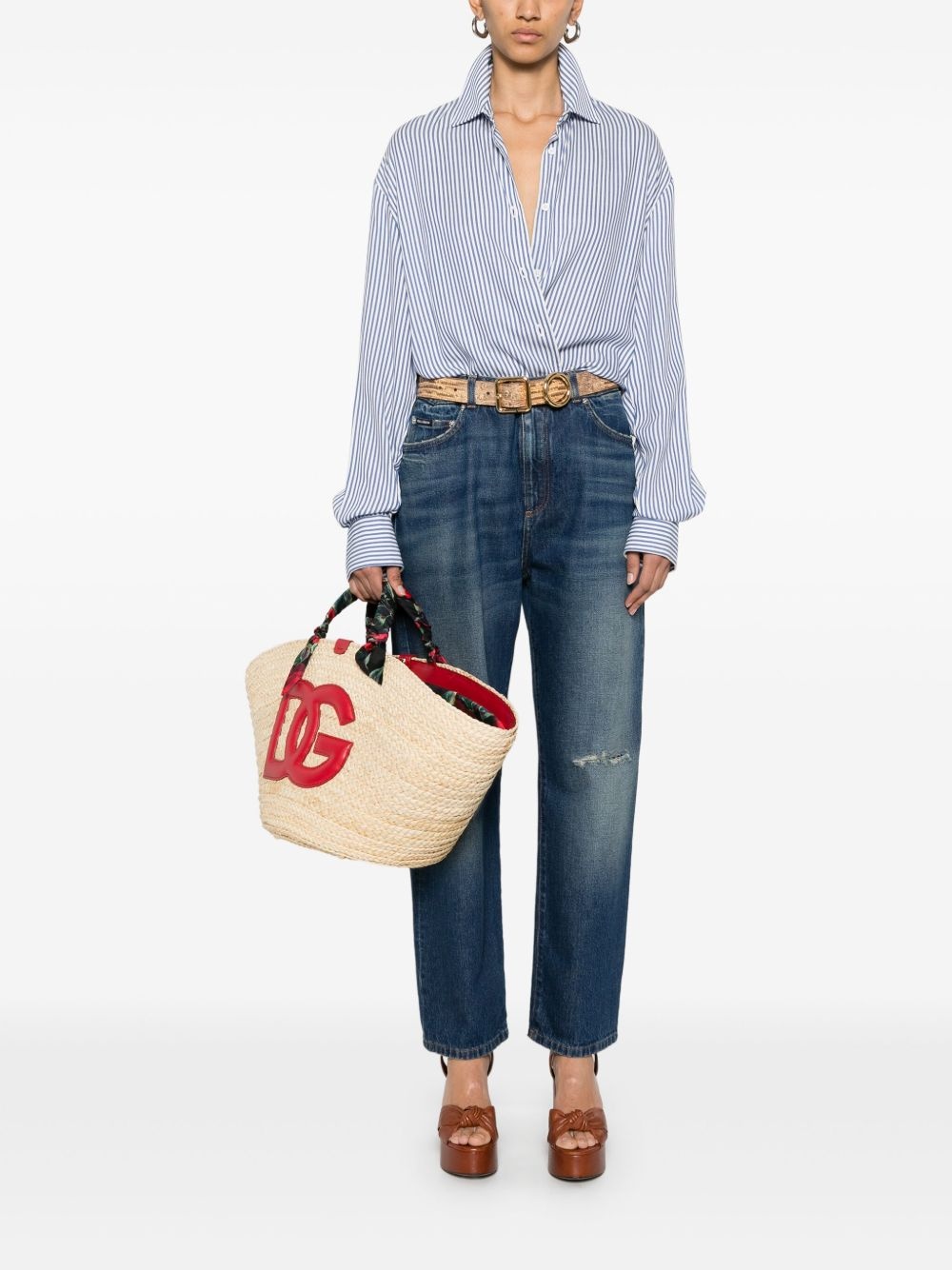 distressed jeans - 2