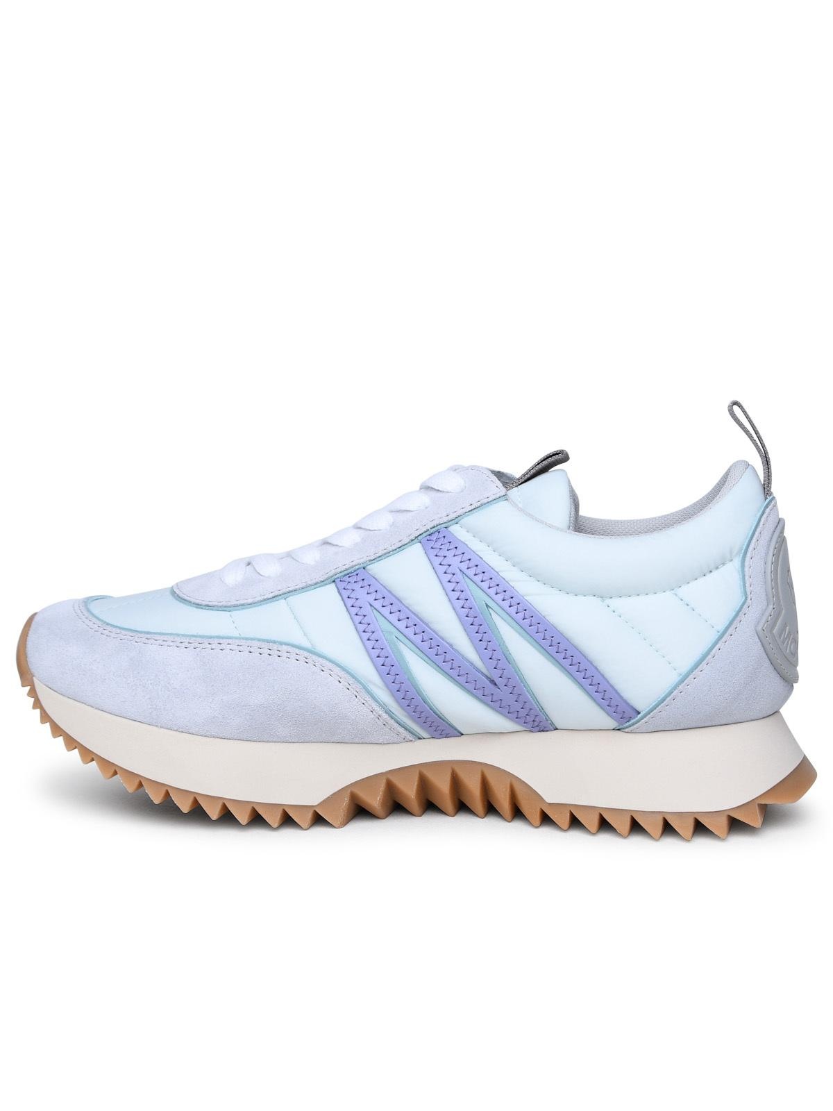 Moncler Woman Moncler 'Pacey' Sneakers In Light Blue Polyamide - 3