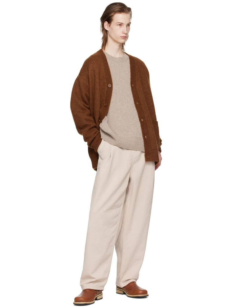 The Frankie Shop Brown Lucas Cardigan outlook