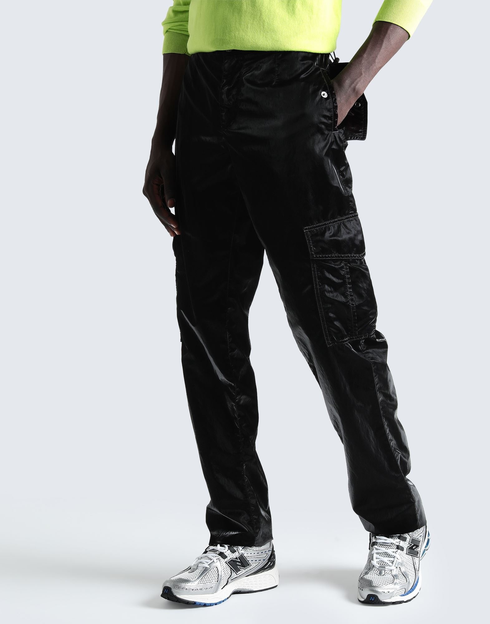 Black Men's Cargo - 4