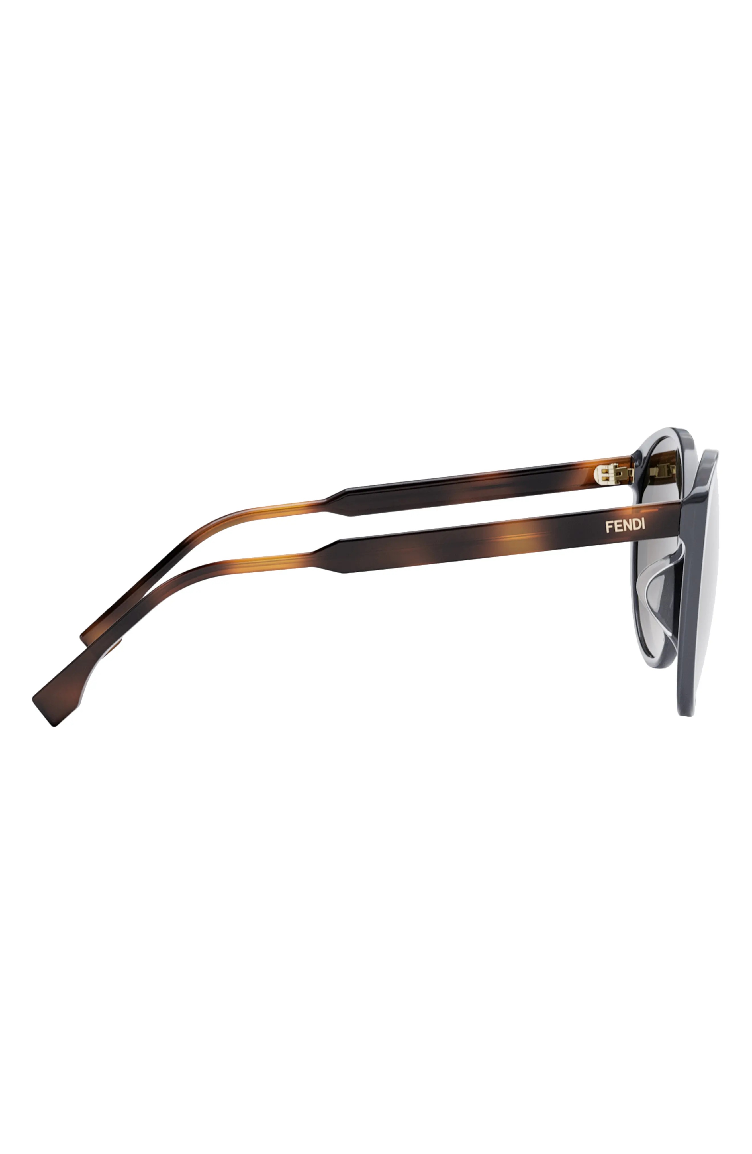 'Fendi Fine 59mm Round Sunglasses - 5