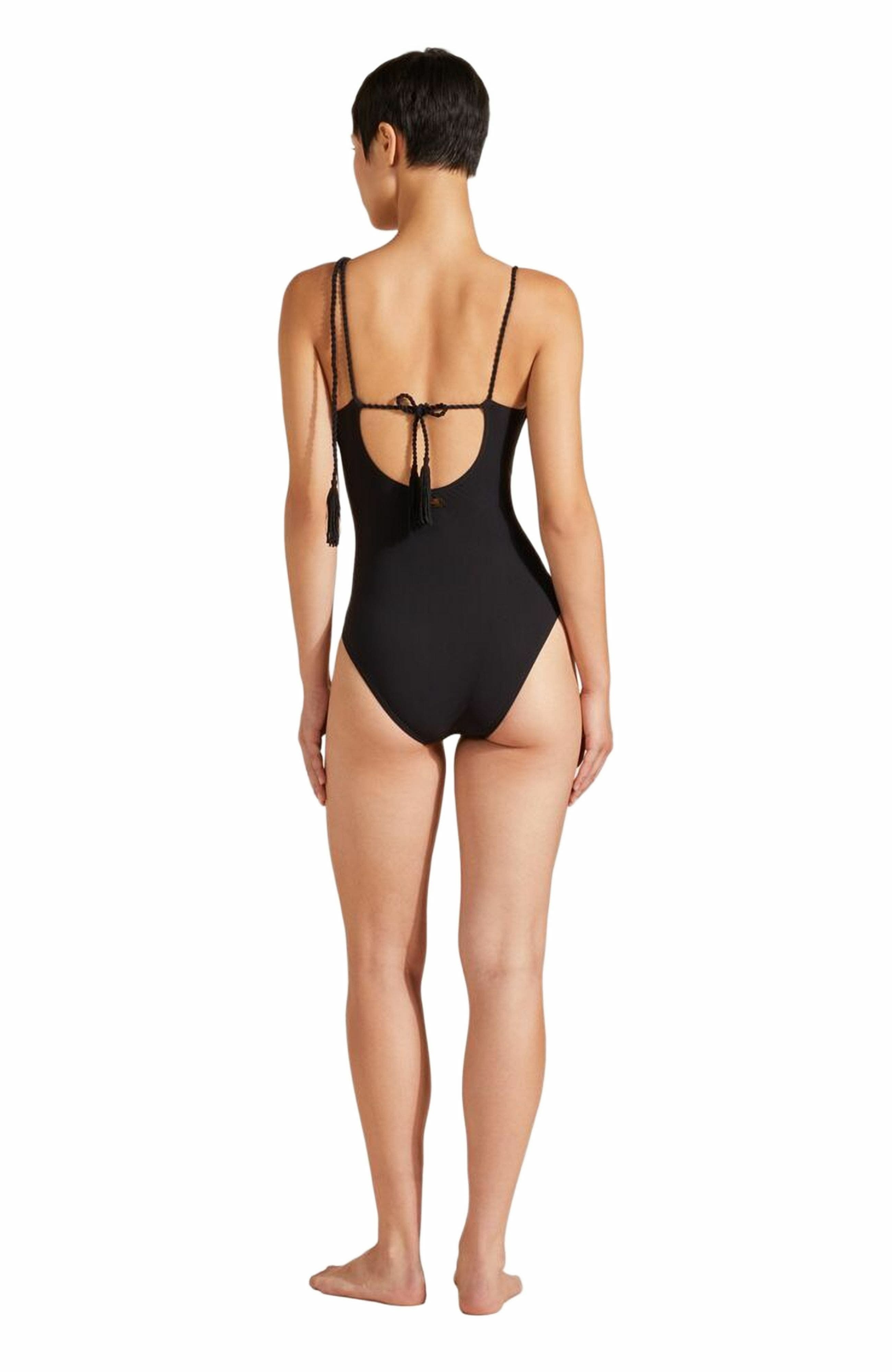 Vilebrequin Women's Tresses Rope One-Piece Swimsuit in Noir at Nordstrom - 2