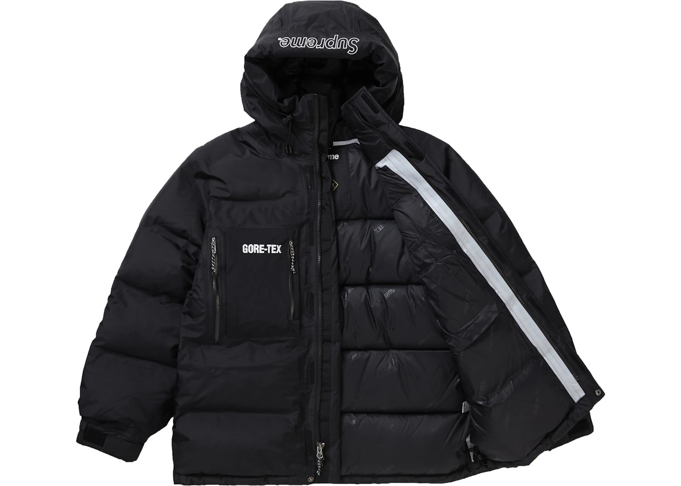 Supreme GORE-TEX 700-Fill Down Parka (FW19) Black - 2