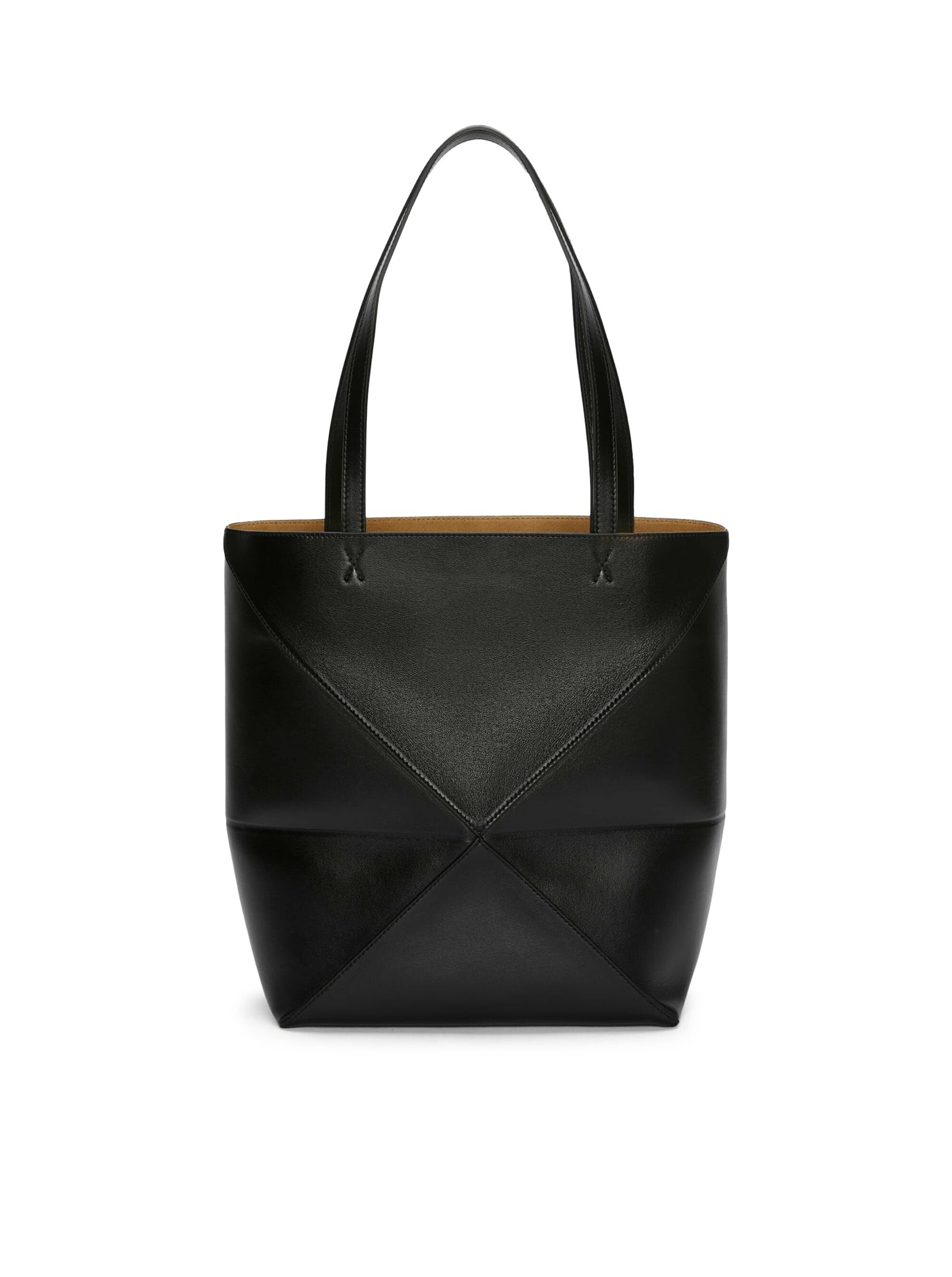 PUZZLE FOLD TOTE BAG IN SHINY CALFSKIN - 4