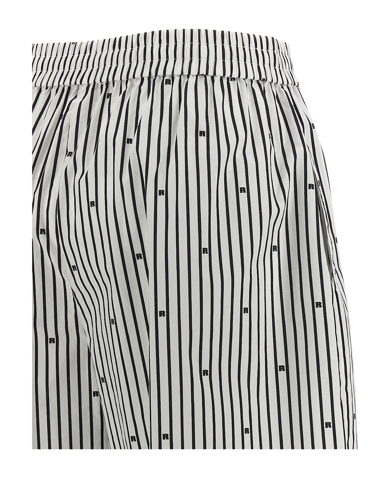 'poplin Tapered Striped' Pants - 4