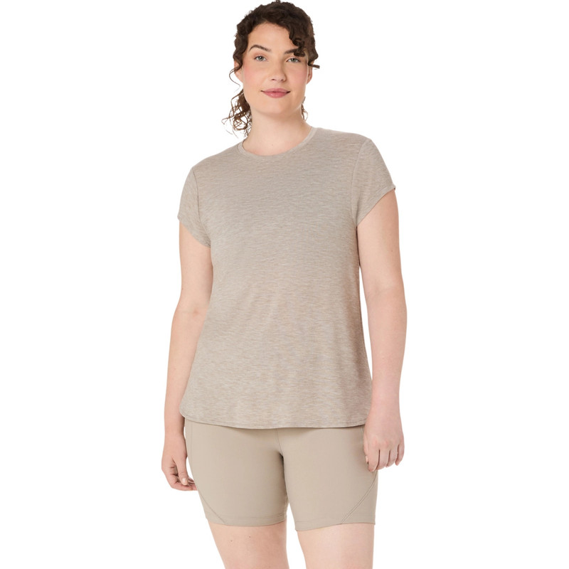 WOMEN'S HEATHER CREWNECK TOP 1