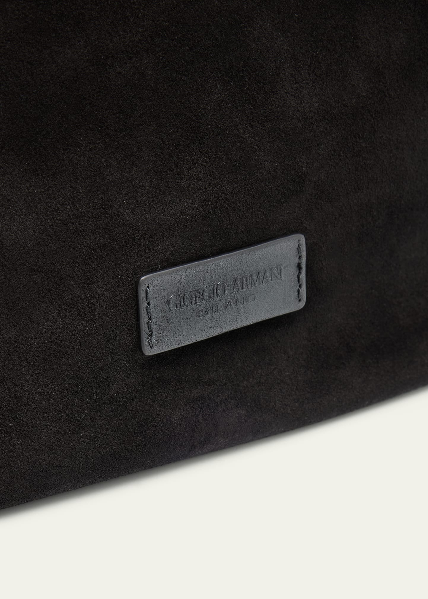 Men's Split Leather Tote Bag - 5