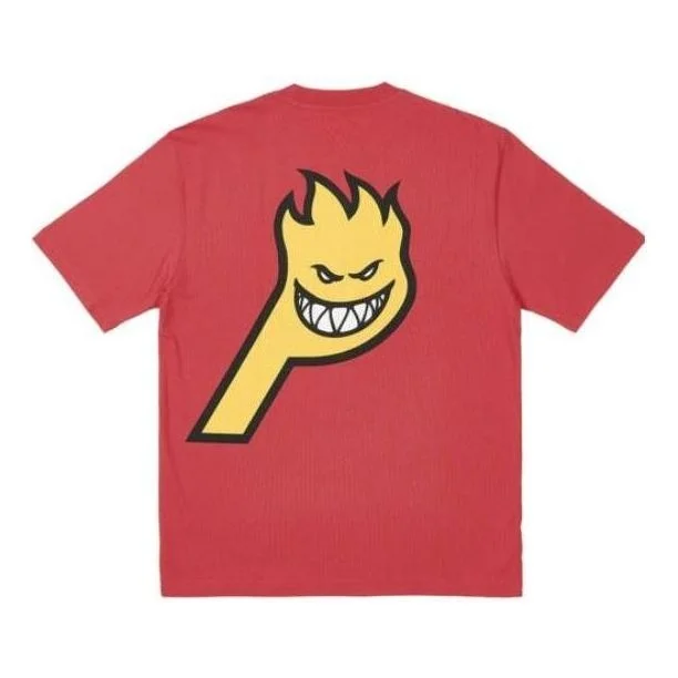 Palace x Spitfire P-Head T-Shirt 'Red' P24STS005 - 1