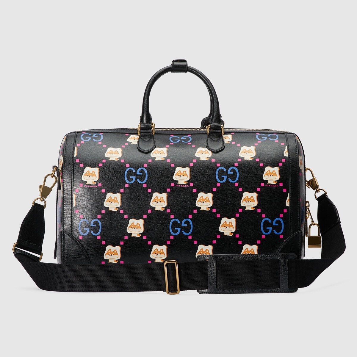 GG animal print duffle bag - 4