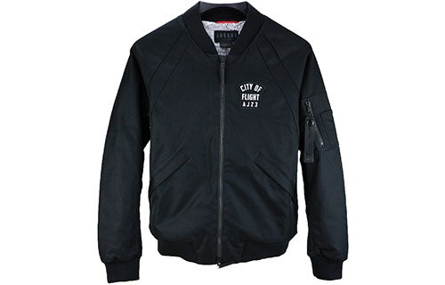 Air Jordan City Of Flight MA-1 Jacket Black 911314-010 - 2