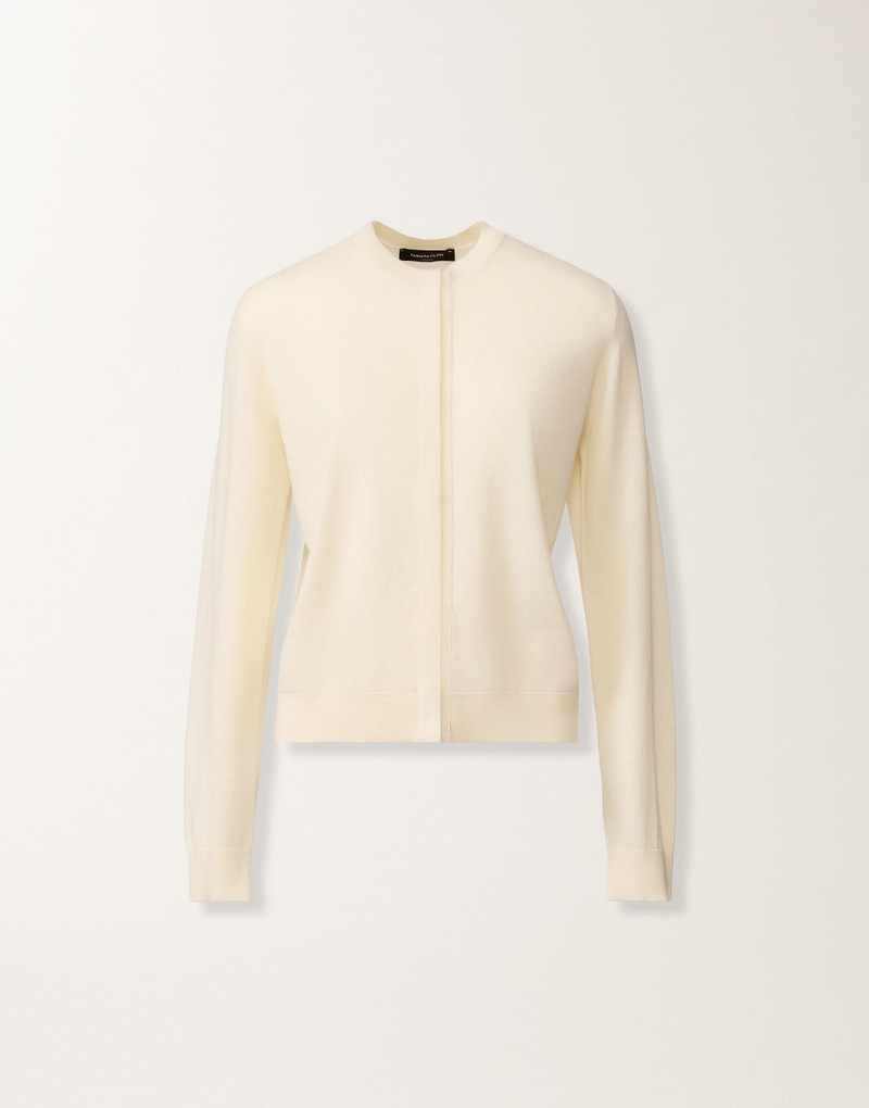 Wool and cotton cardigan 1