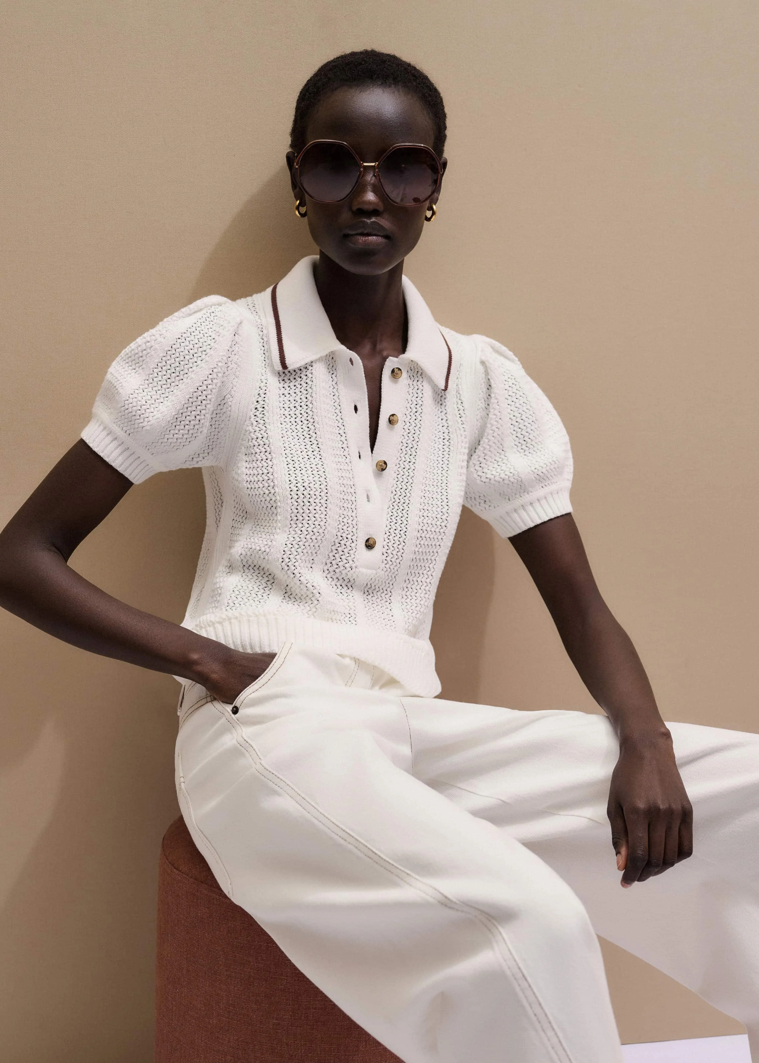 Sporty Smart Polo Top - 1