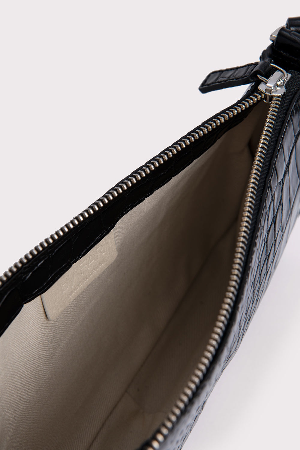 RACHEL BLACK CROCO EMBOSSED LEATHER - 4