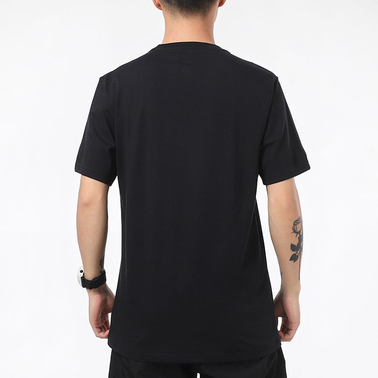 Men's Converse Chuck Pattern Round Neck Casual Sports Breathable Short Sleeve Black 10021506-A01 - 4