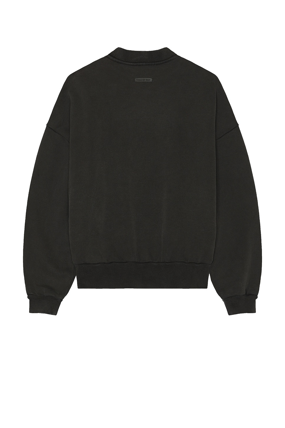 French Terry Crewneck Thunderbird Grey Print Sweatshirt - 2
