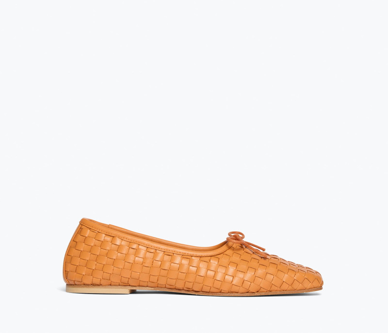 JADA SQUARE TOE BALLET FLAT 1