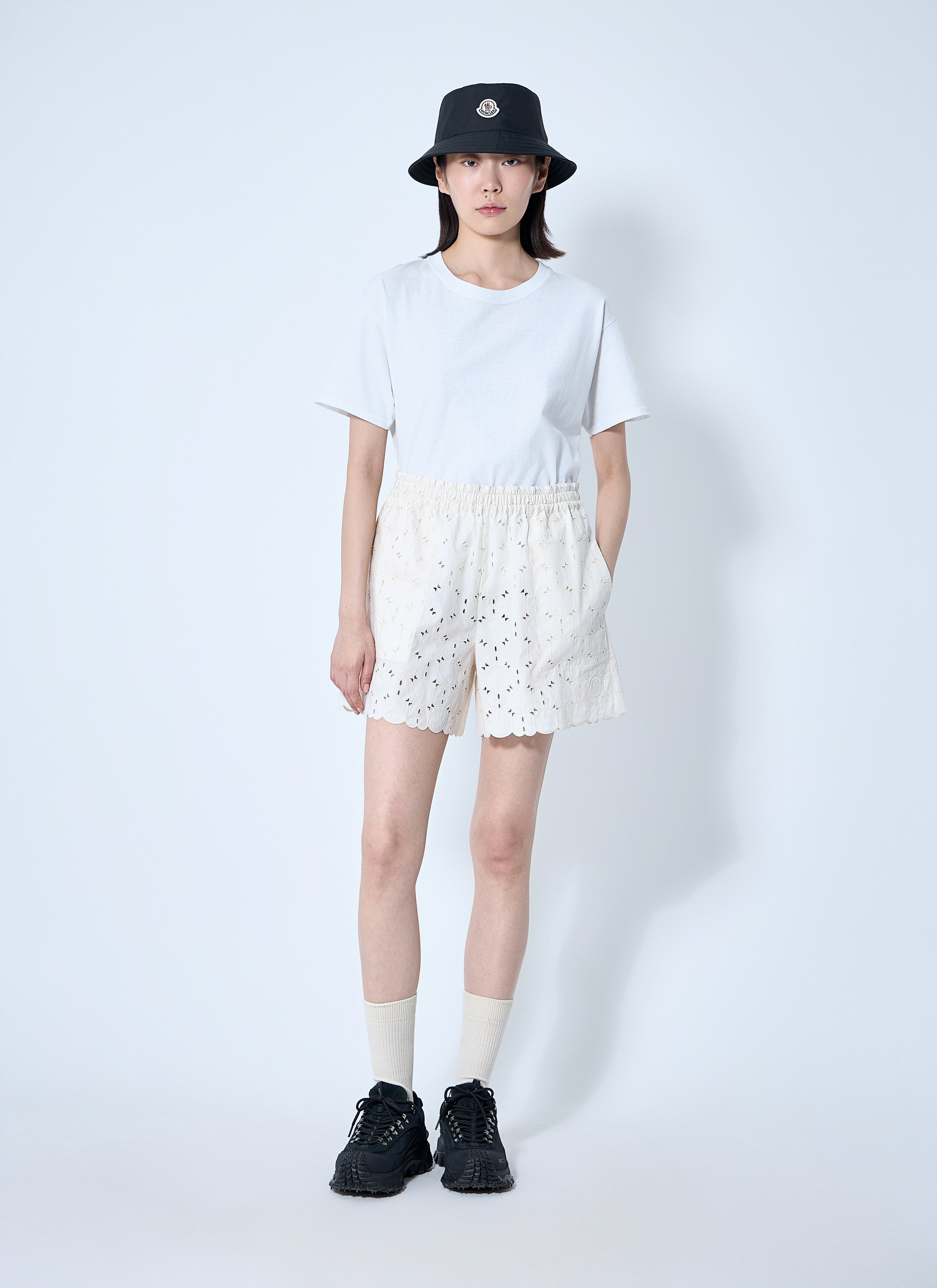 Moncler Women Logo Patch Shorts - 2