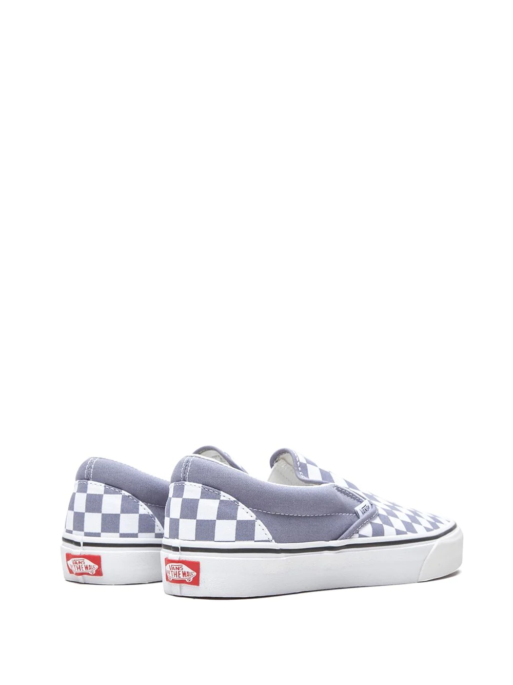 checkerboard slip-on sneakers - 3