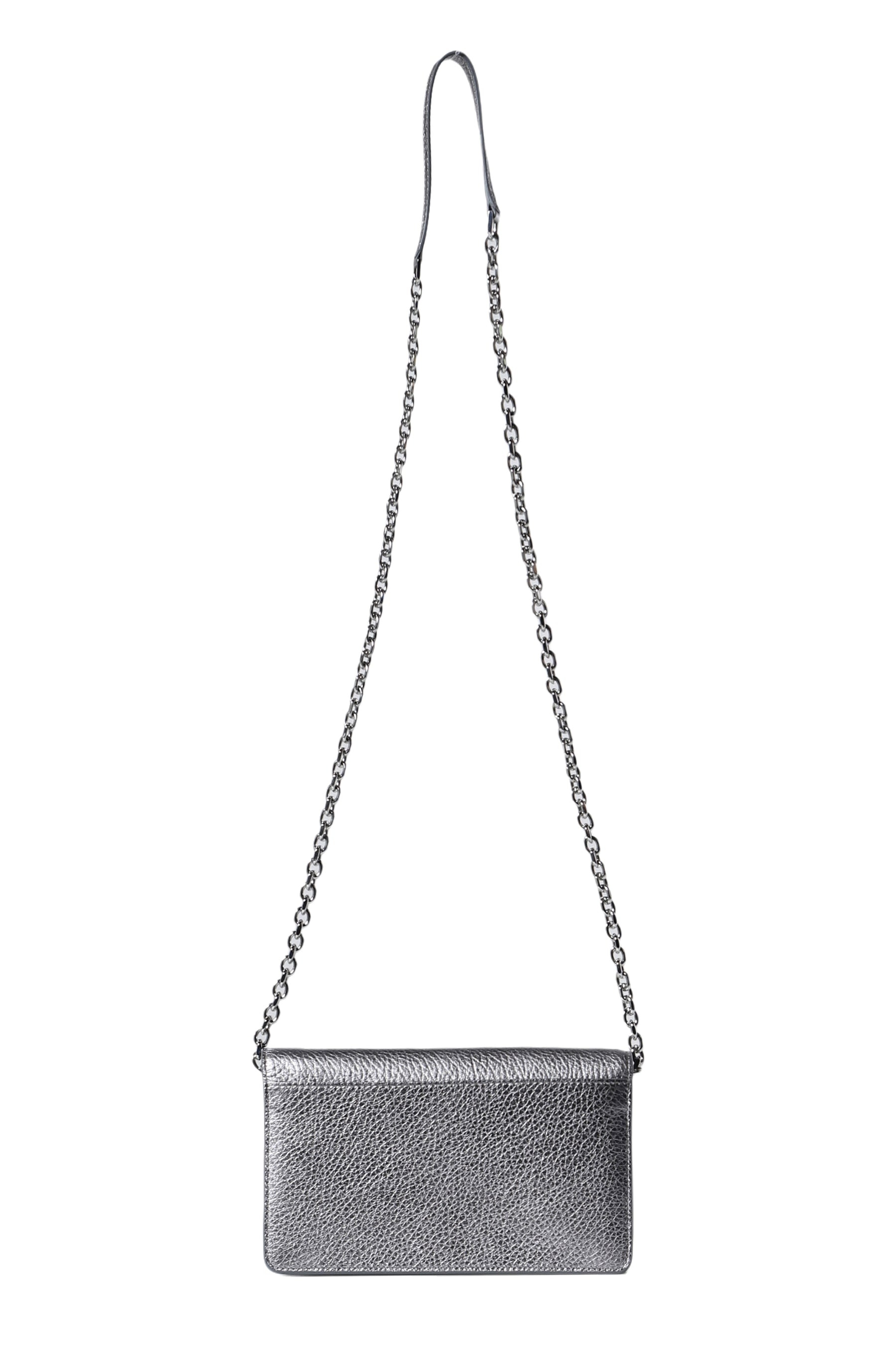 WALLET ON CHAIN MEDIUM / METALLIC GRY - 2