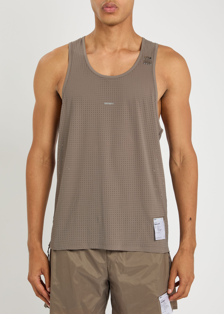 Satisfy Space-o Perforated Stretch-jersey Vest - 2