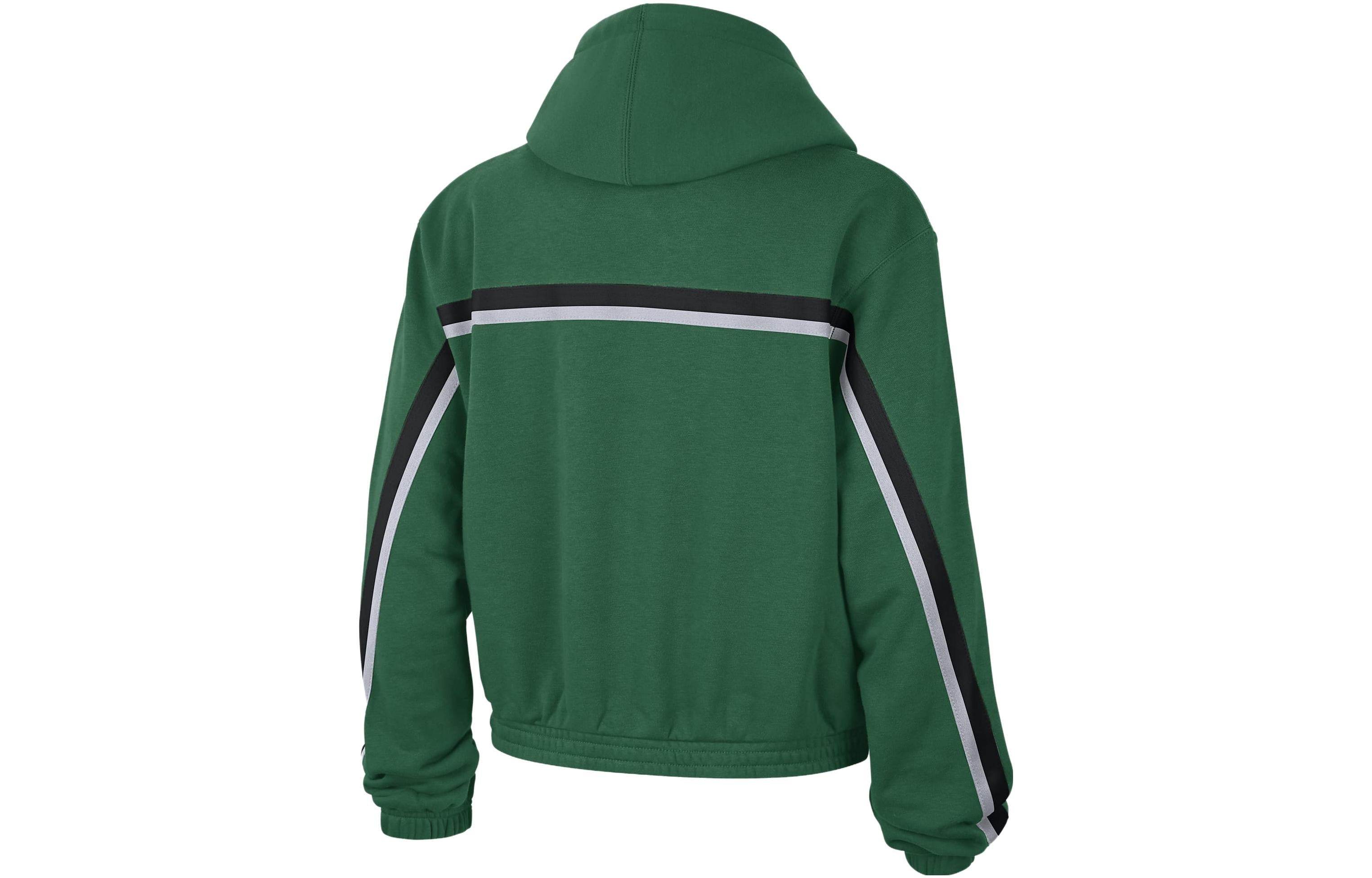 (WMNS) Air Jordan x NBA Boston Celtics Courtside Hoodie 'Green ' DO0150-312 - 2