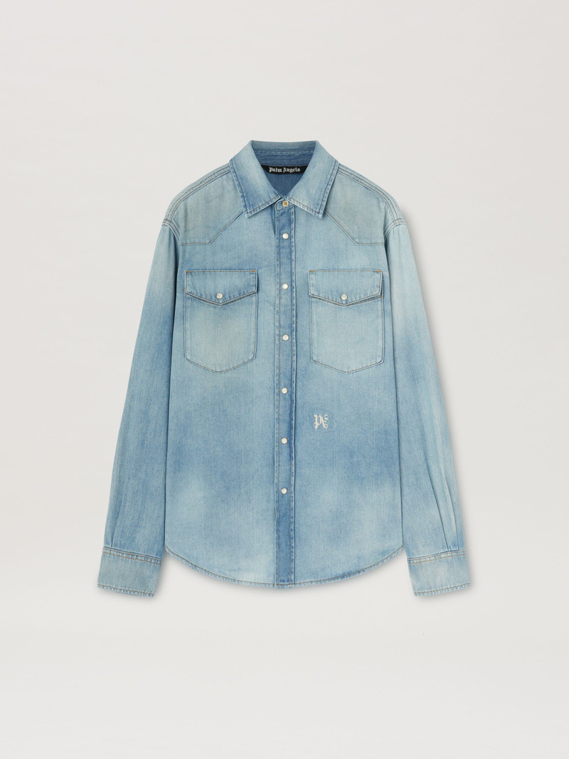 Monogram Denim Shirt 1