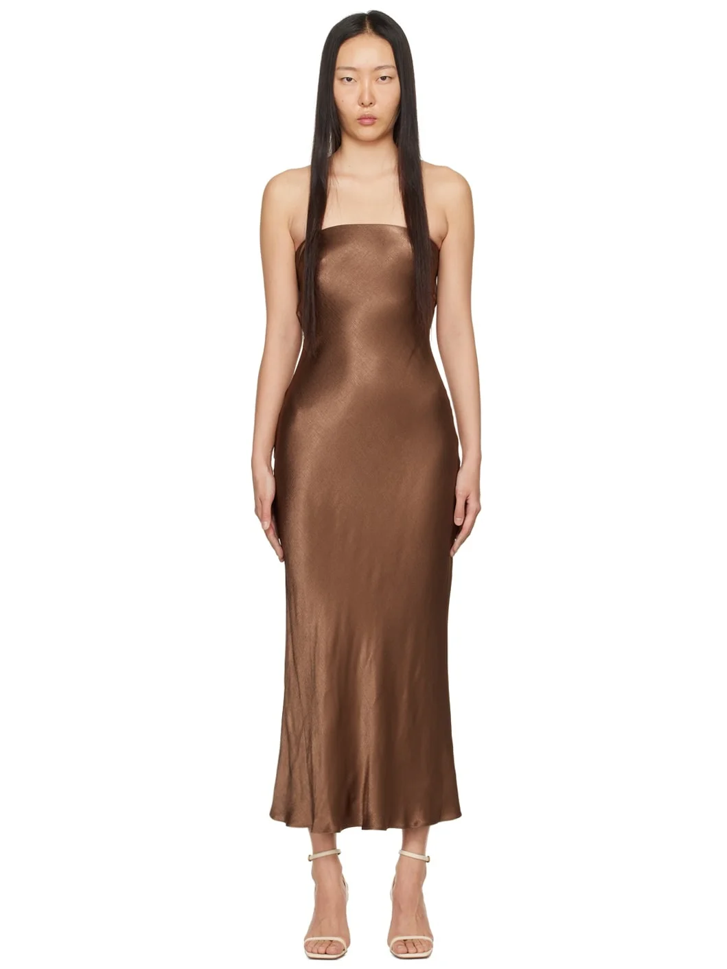 Brown Moon Dance Maxi Dress - 1