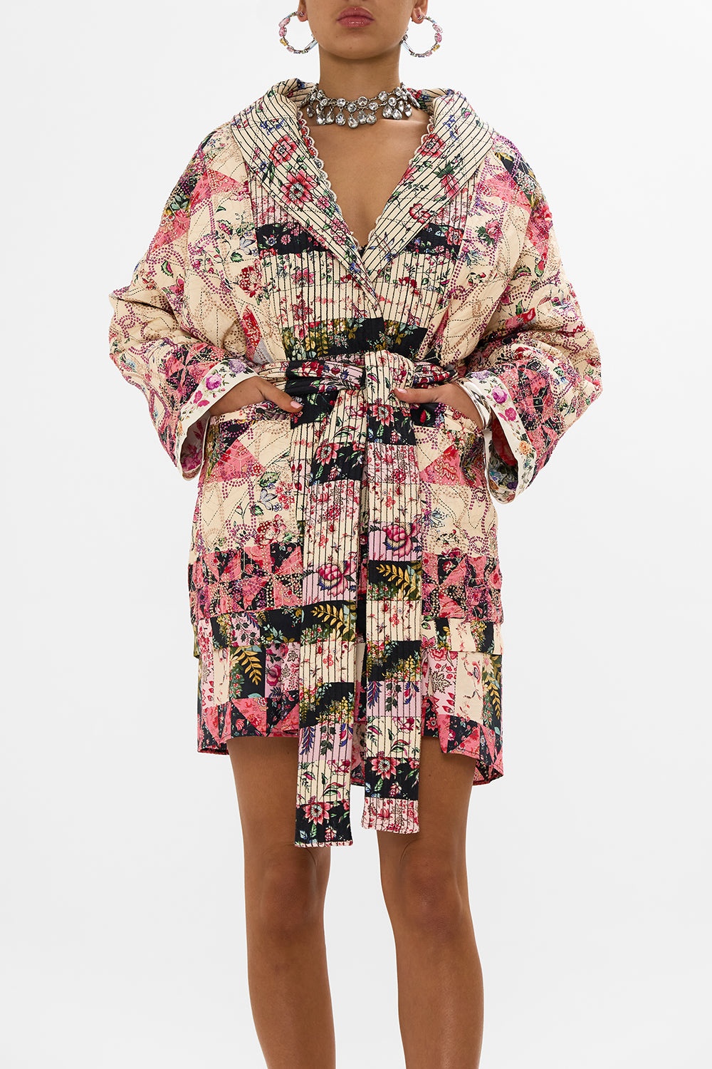 REVERSIBLE QUILTED COAT - 5