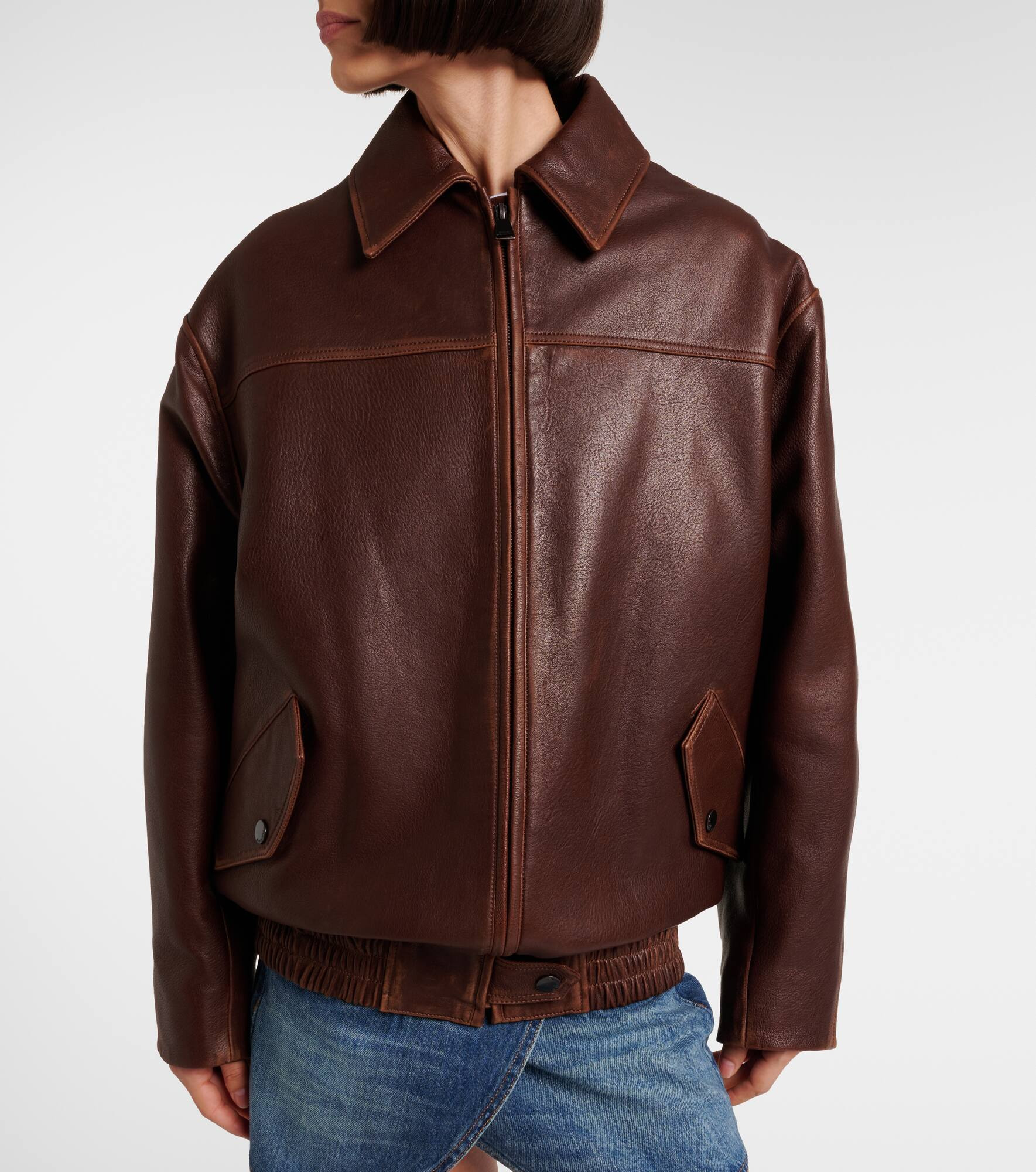 Huntington leather jacket - 6