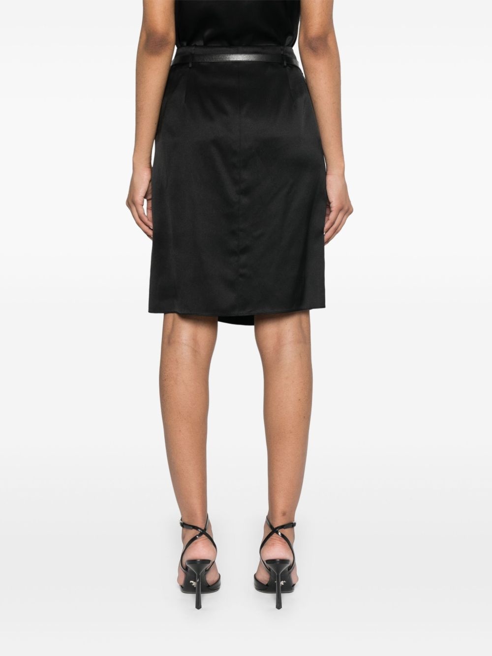 silk mini skirt - 4