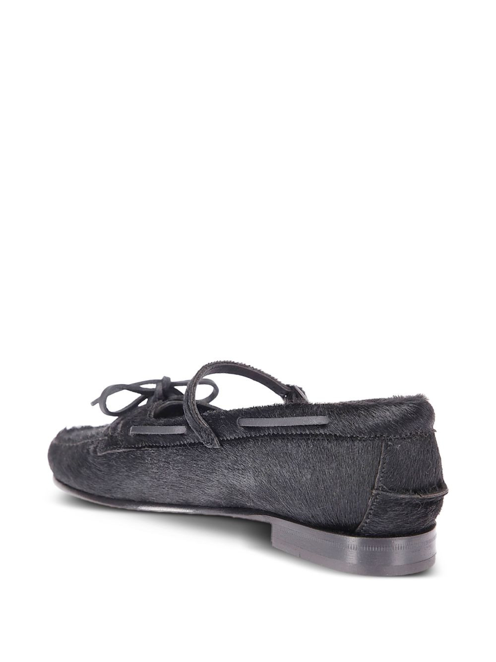 Lorea calf-hair flat pumps - 3