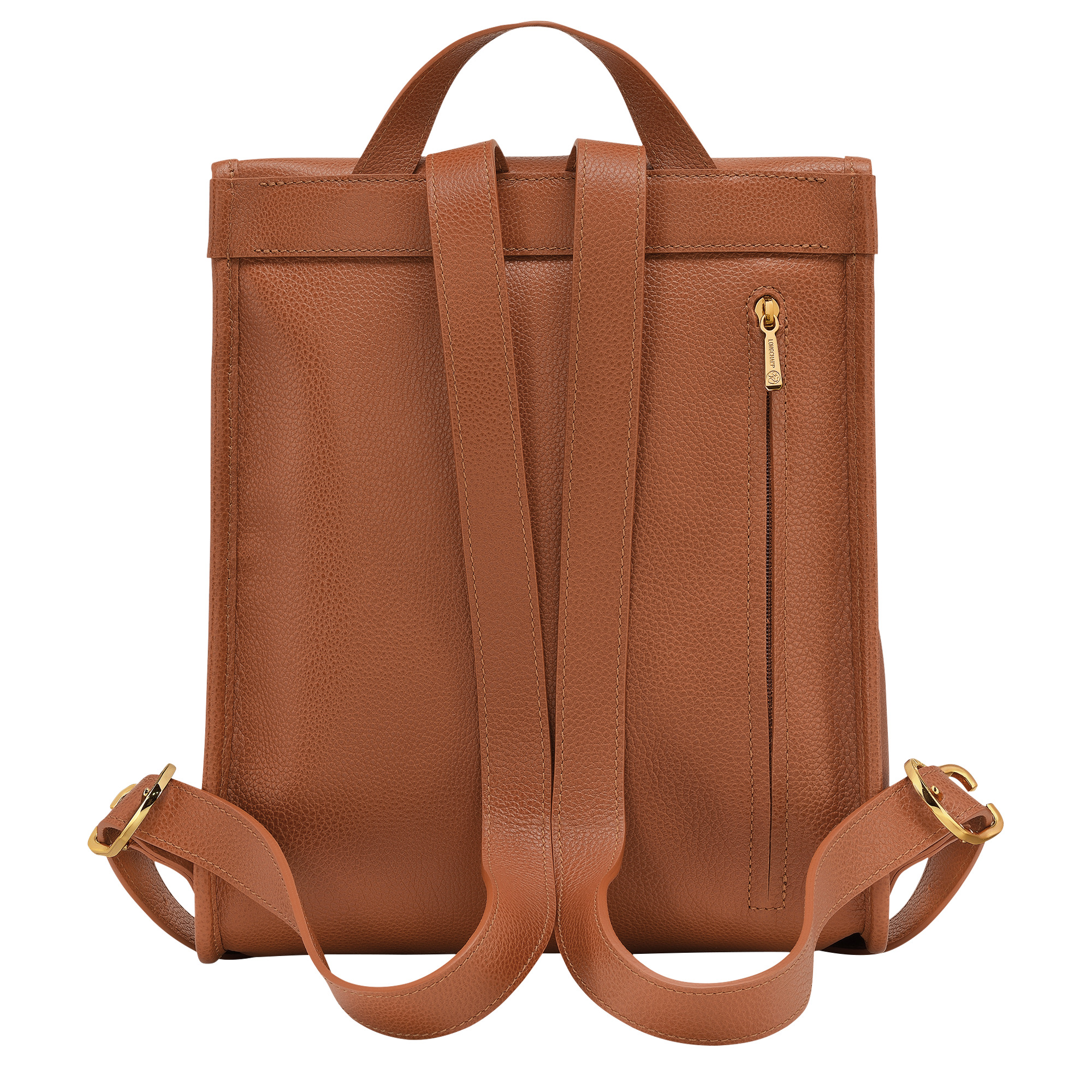 Le Foulonné Backpack Caramel - Leather - 4