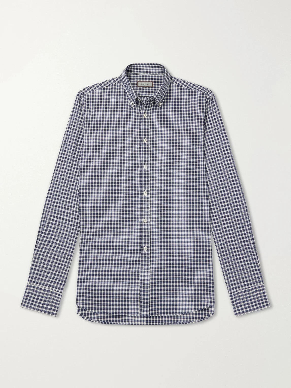 Checked Cotton-Flannel Shirt - 1