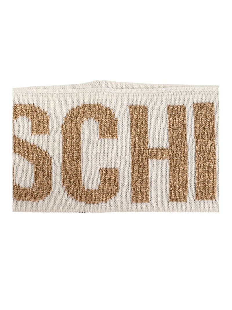 intarsia knit-logo headband 5