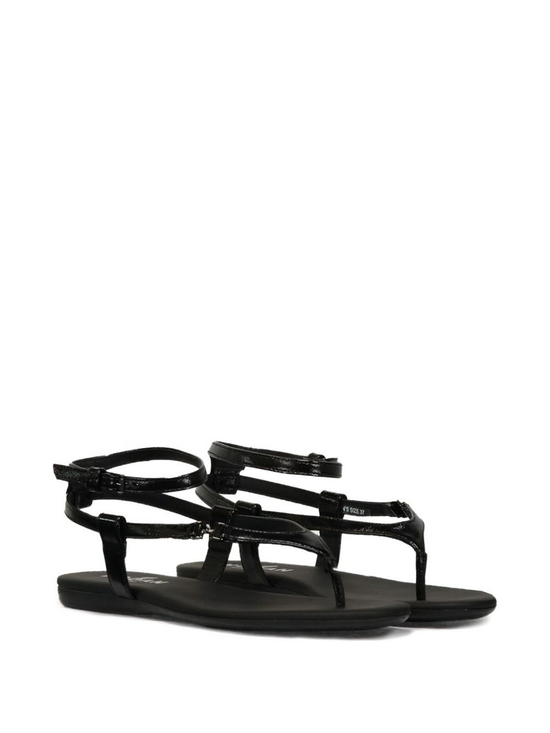 HOGAN leather flat sandals outlook