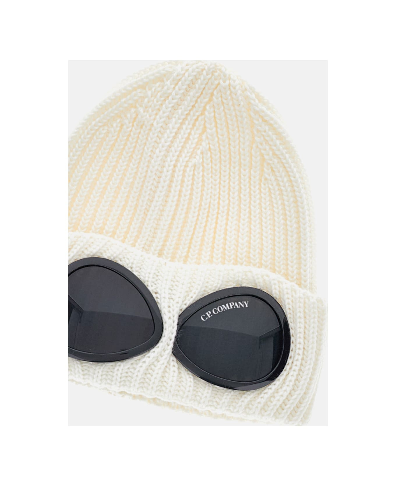 Cream Merino Wool Beanie - 2