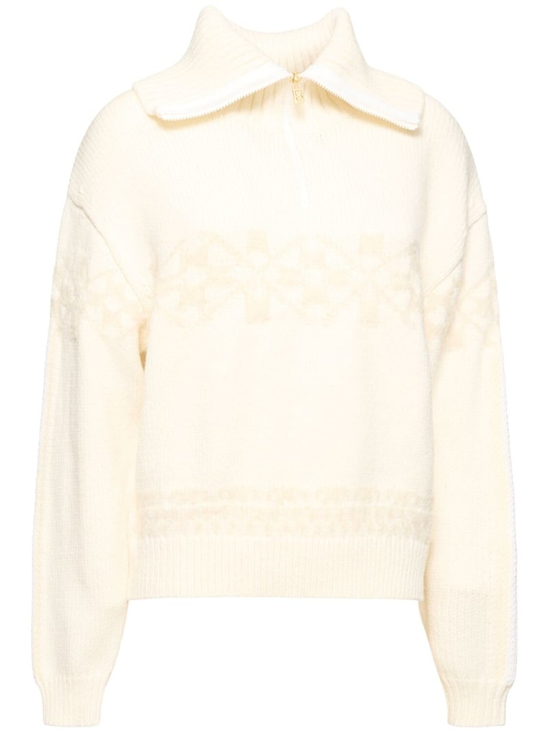 Elana half zip knit sweater - 1