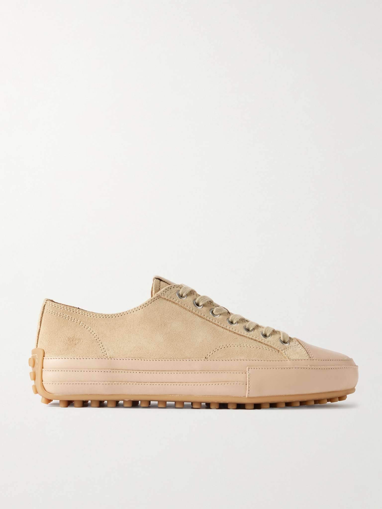 Tod's Leather-Trimmed Suede Sneakers | mrporter | REVERSIBLE