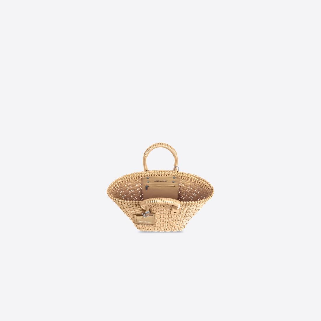 Women's Bistro Xs Basket With Strap in Beige - 5