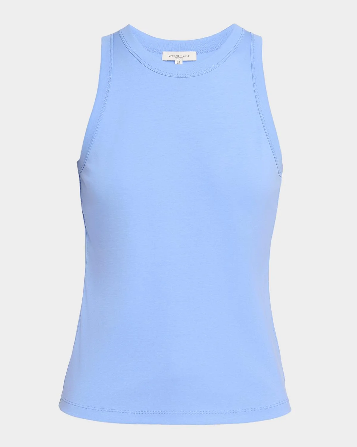 Swiss Cotton Rib Racerback Tank - 1