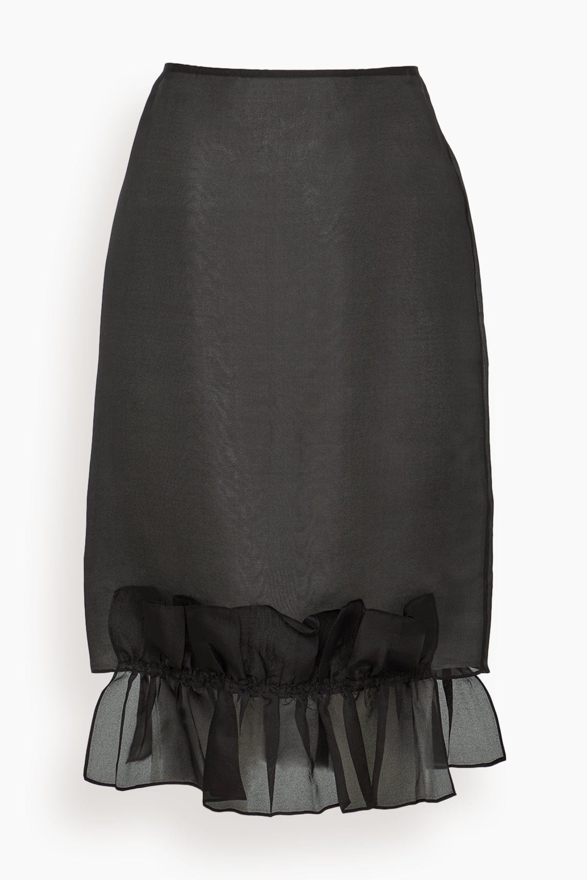 Frill Skirt in Black - 1