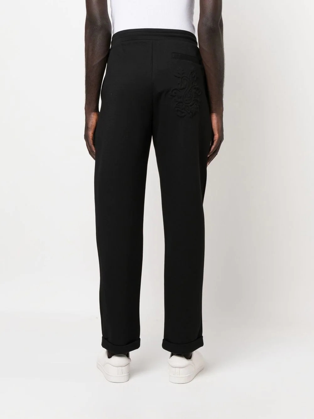 drawstring-waist track pants - 4