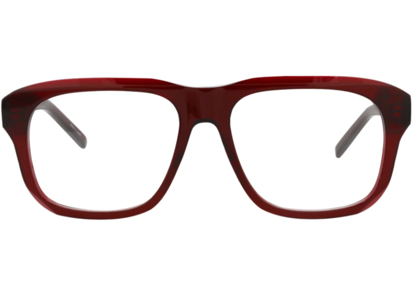 Givenchy Square-Frame Acetate Optical Frames Bordeaux Bordeaux Transparent (GV50053I-54-069) - 1