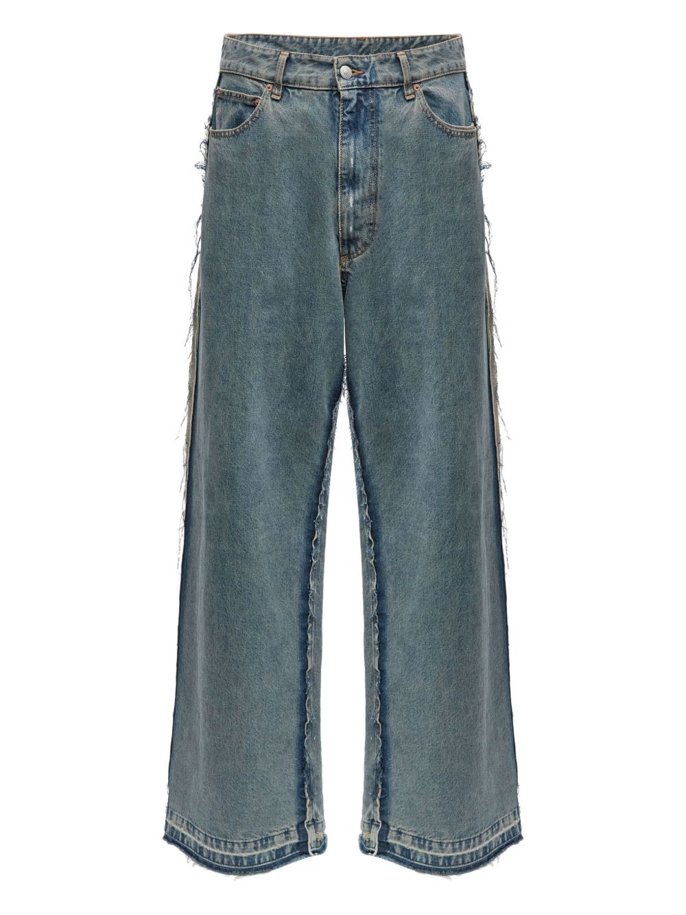 INSIDE-OUT STRAIGHT-LEG JEANS - 1