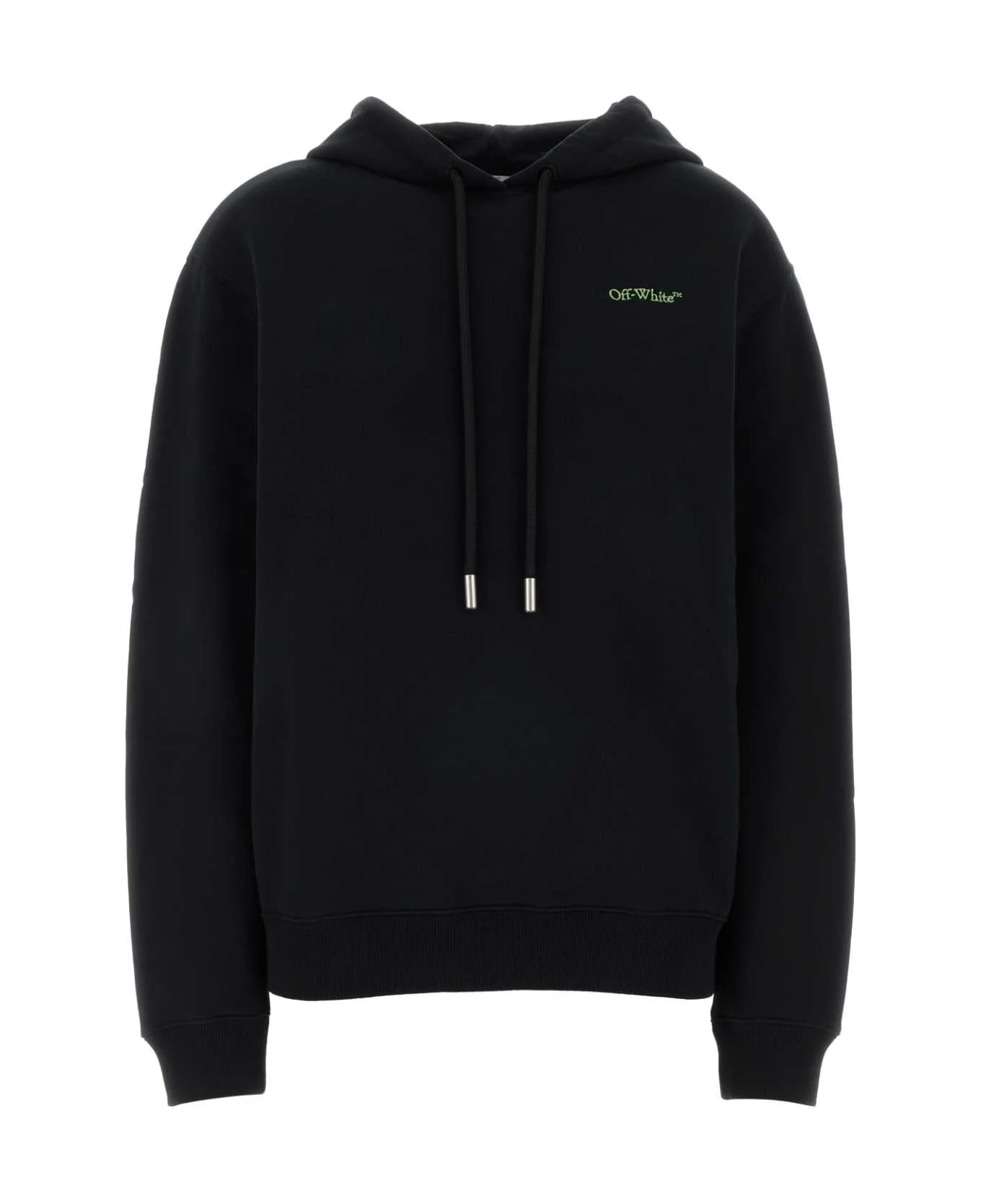 Black Cotton Sweatshirt - 1