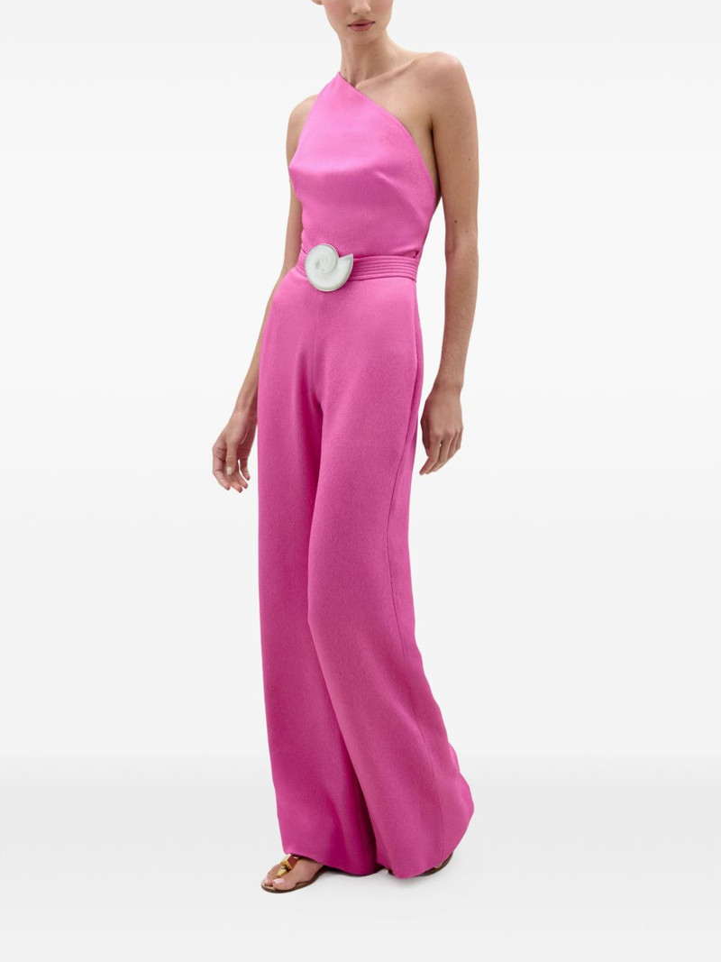 SILVIA TCHERASSI Monique one-shoulder belted jumpsuit outlook