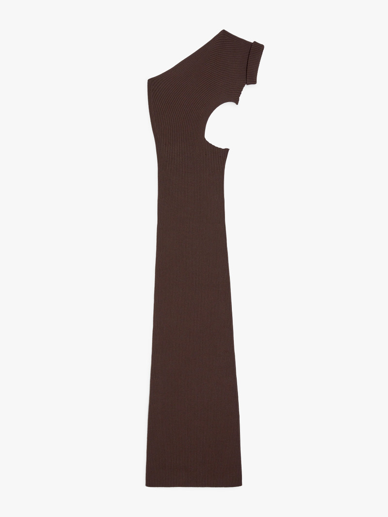 ARDA1234 Ribbed viscose dress - 1
