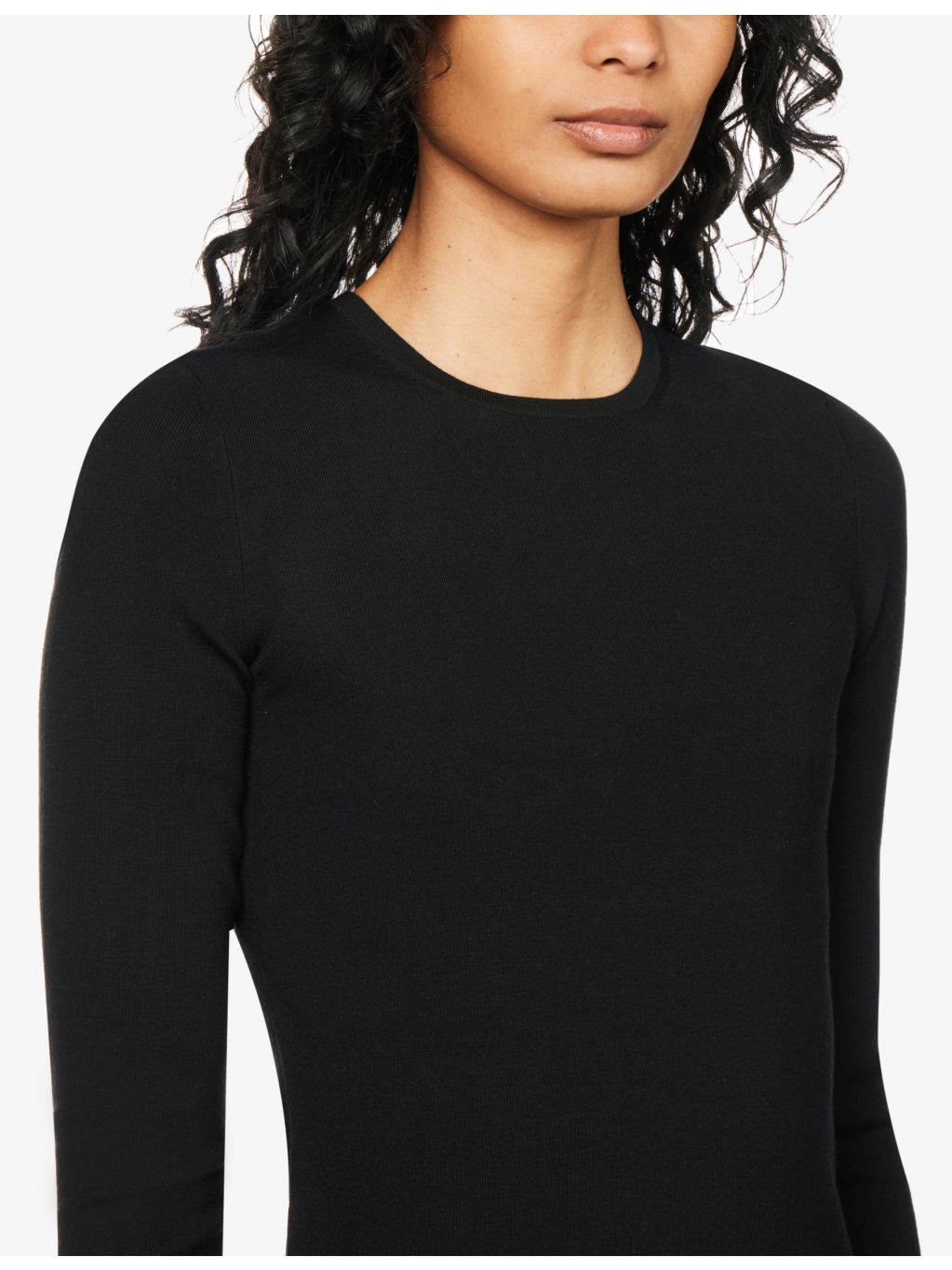 Round-neck silk-blend top - 5