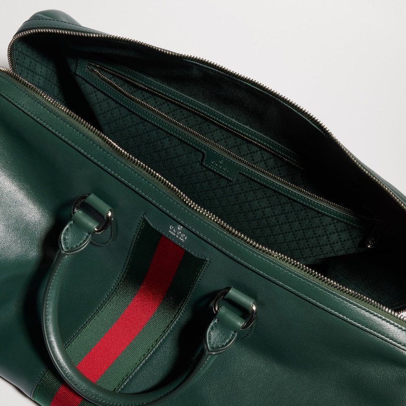 Web Trademark medium duffle bag 9