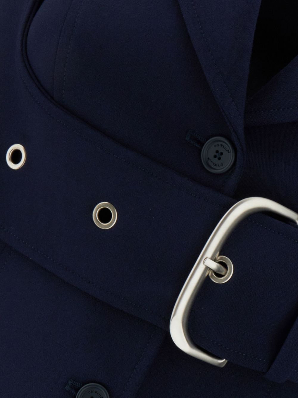 belted blazer - 3